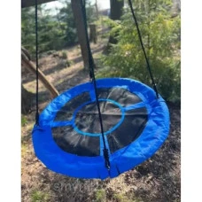 Гойдалка-гніздо підвісна кругла 100 см Spoko SP-001 синя