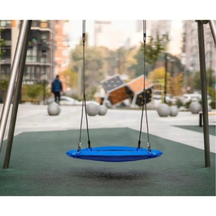 Качели-гнездо подвесные круглые 100 см Spoko SP-001 синяя