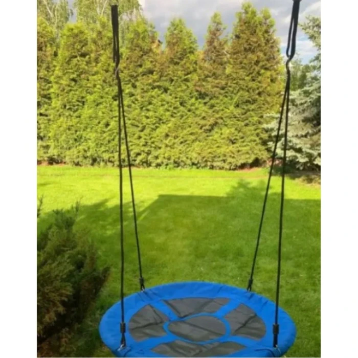 Качели-гнездо подвесные круглые 100 см Spoko SP-001 синяя