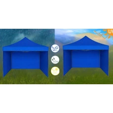 Намет павільйон розсувний з стінками 3 х 3 м Bonro B-9004 синій + сумка
