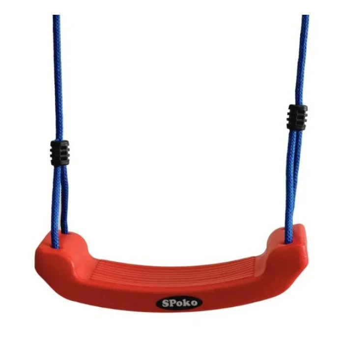 Детский игровой комплекс 2 качели и горка Spoko SP-S03 разноцветная