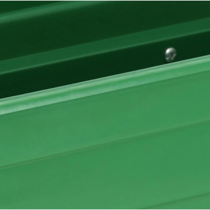 Садовий візок тачка самоскид 4-колісний 55 л Siker TC2145 (200 кг) зелений