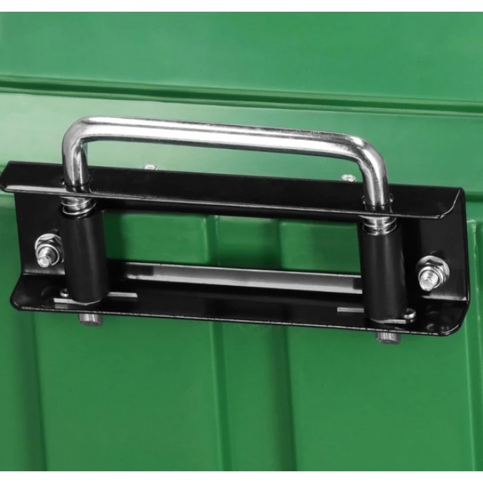 Садовий візок тачка самоскид 4-колісний 55 л Siker TC2145 (200 кг) зелений