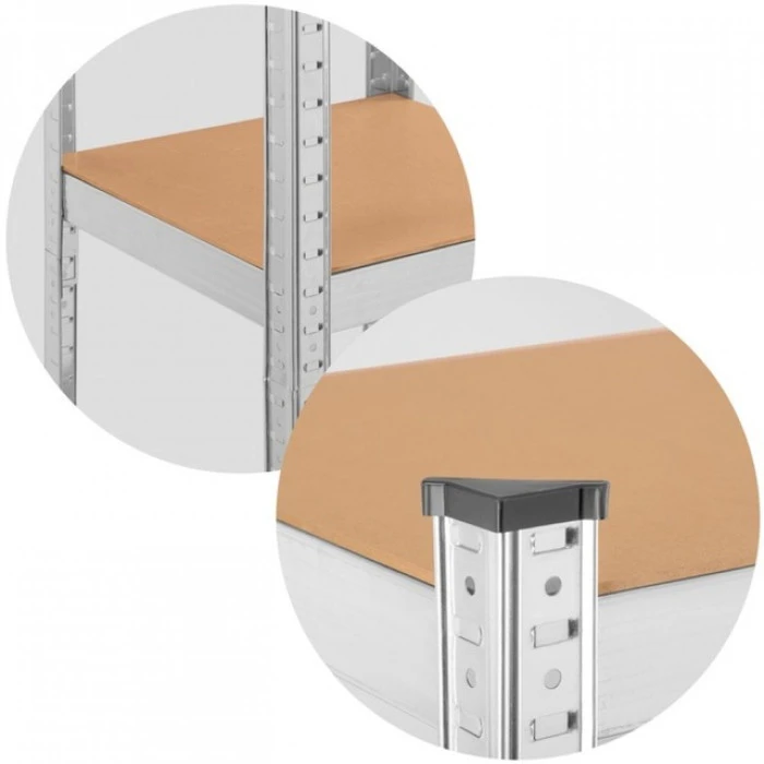 Стелаж металевий 180х40х40 Siker G4040 5 полиць