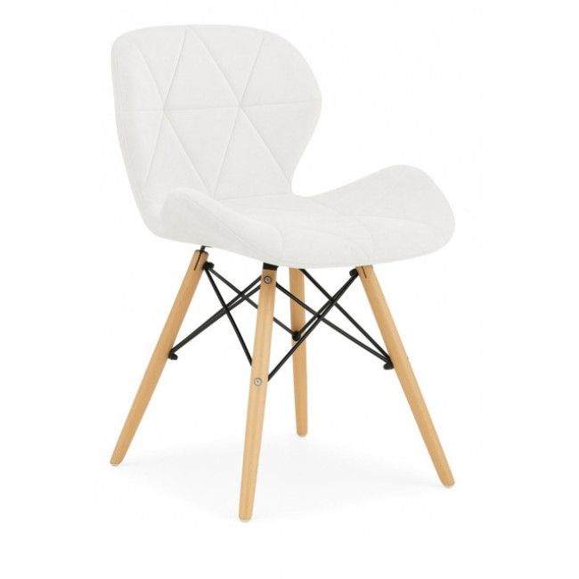 Крісло Bonro B-531 велюр біле