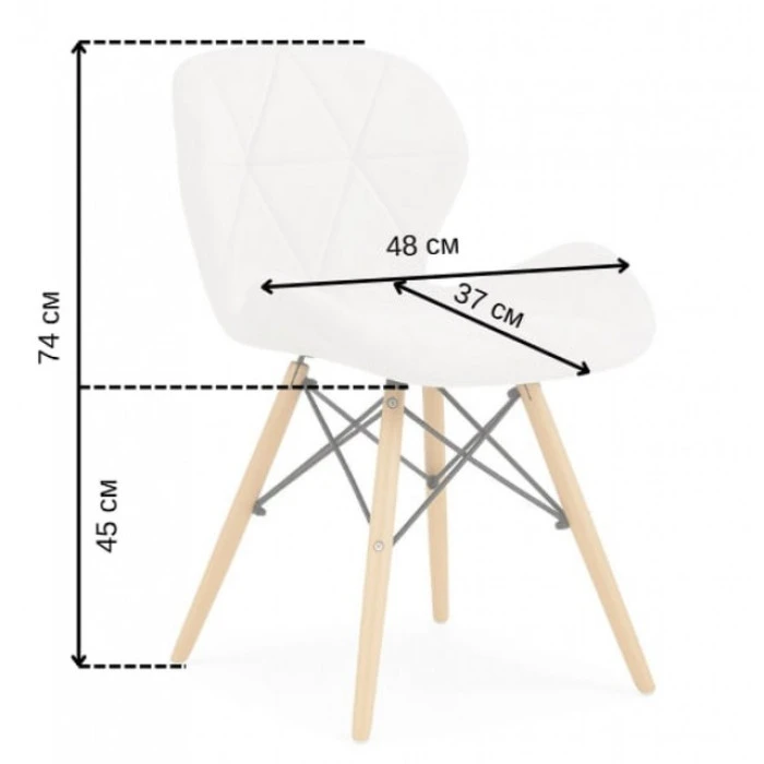 Крісло Bonro B-531 велюр біле