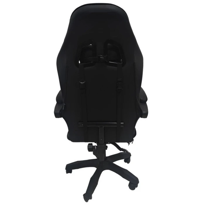 Крісло геймерське Bonro B-945 чорне з підставкою для ніг