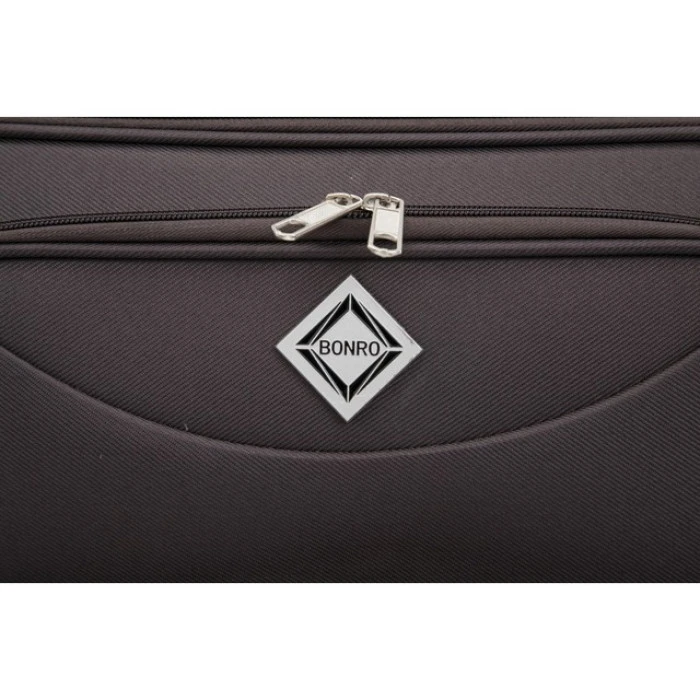 Валіза Bonro Tourist 4 колеса (невелика) коричнева