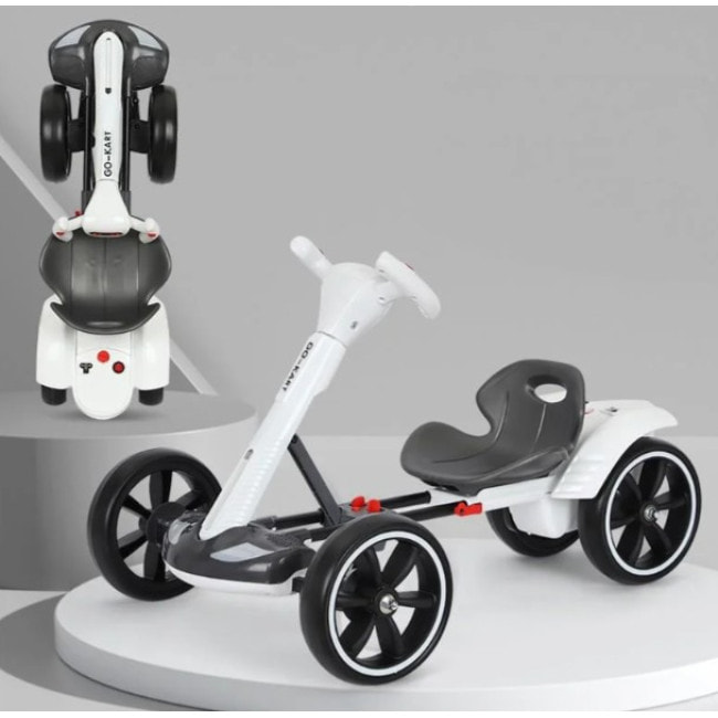 Детский электрокарт с пультом управления Spoko SP-V17 6V4,5 белый