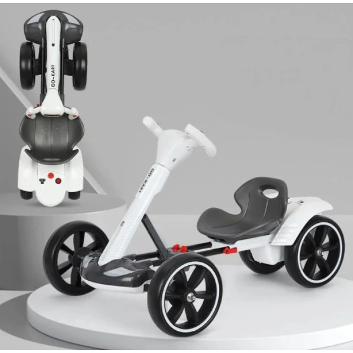 Дитячий електрокарт з пультом керування Spoko SP-V17 6V4,5 білий