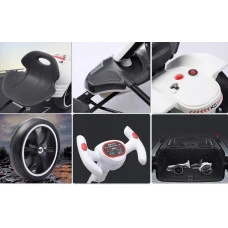 Дитячий електрокарт з пультом керування Spoko SP-V17 6V4,5 білий