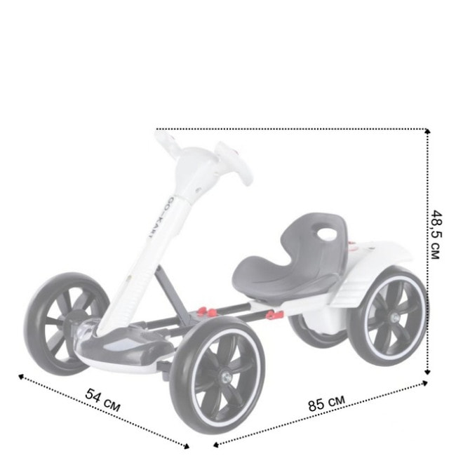 Детский электрокарт с пультом управления Spoko SP-V17 6V4,5 белый