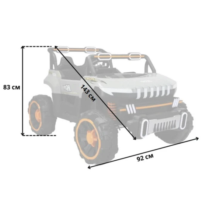 Детский электромобиль Spoko SP-8688 серый (колеса EVA)