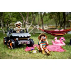 Дитячий електромобіль Spoko SP-8688 сірий (колеса EVA)