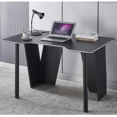 Геймерський ігровий комп'ютерний стіл з підсвіткою 120 см Bonro B-13 чорний RGB LED