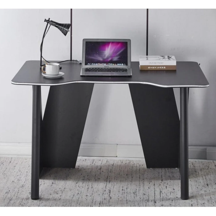 Геймерський ігровий комп'ютерний стіл з підсвіткою 120 см Bonro B-13 чорний RGB LED