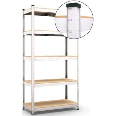 Стелаж металевий 160х80х30 см Siker G8030 4 полиці