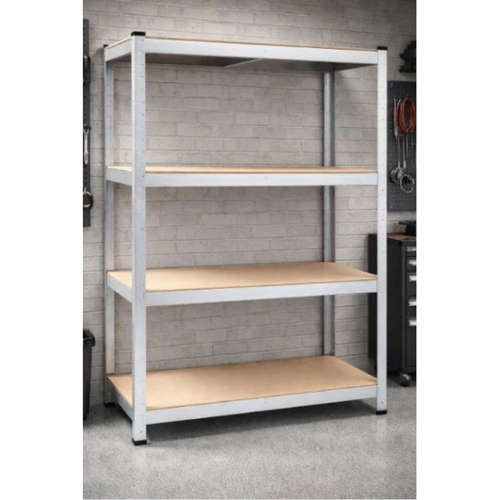 Стелаж металевий 160х80х30 см Siker G8030 4 полиці