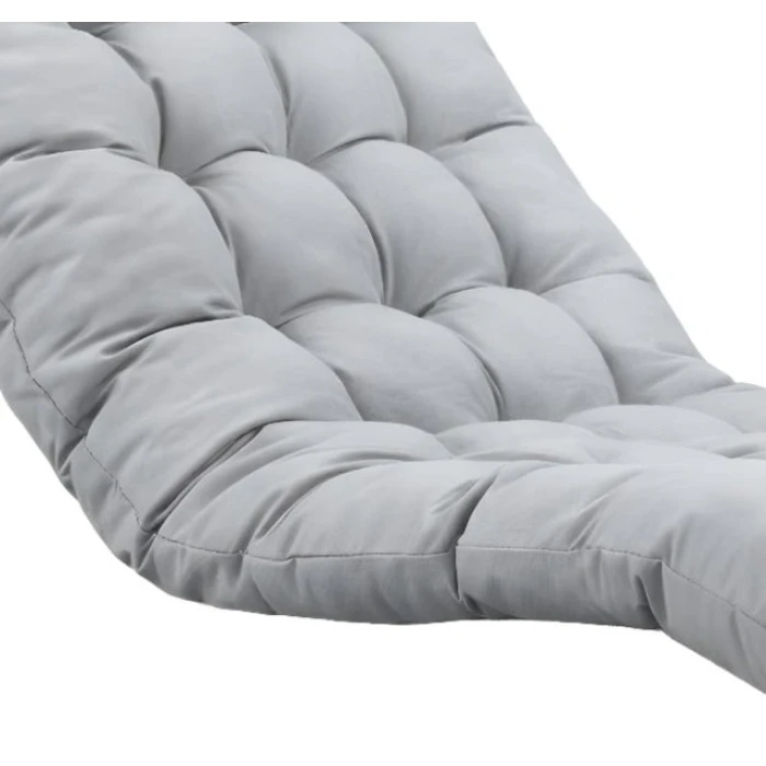 Подушка матрац для шезлонга 155х55х5 Bonro B-02 сіра