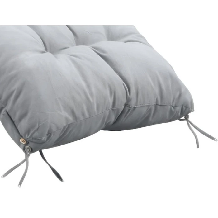 Подушка матрац для шезлонга 155х55х5 Bonro B-02 сіра