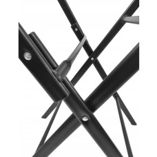 Стіл скляний розкладний квадратний Bonro B-60х60 см чорний