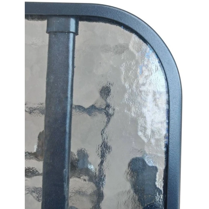 Стіл скляний розкладний квадратний Bonro B-60х60 см чорний