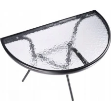 Столик для балкона террасы сада полукруглый Bonro B-1913 черный