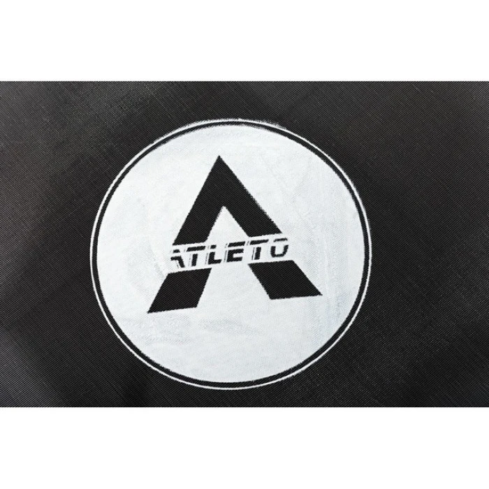 Батут детский с сеткой и стремянкой 435 см Atleto + подарок мячик