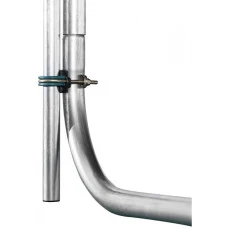 Батут дитячий з сіткою та драбинкою 435 см Atleto + подарунок м'ячик