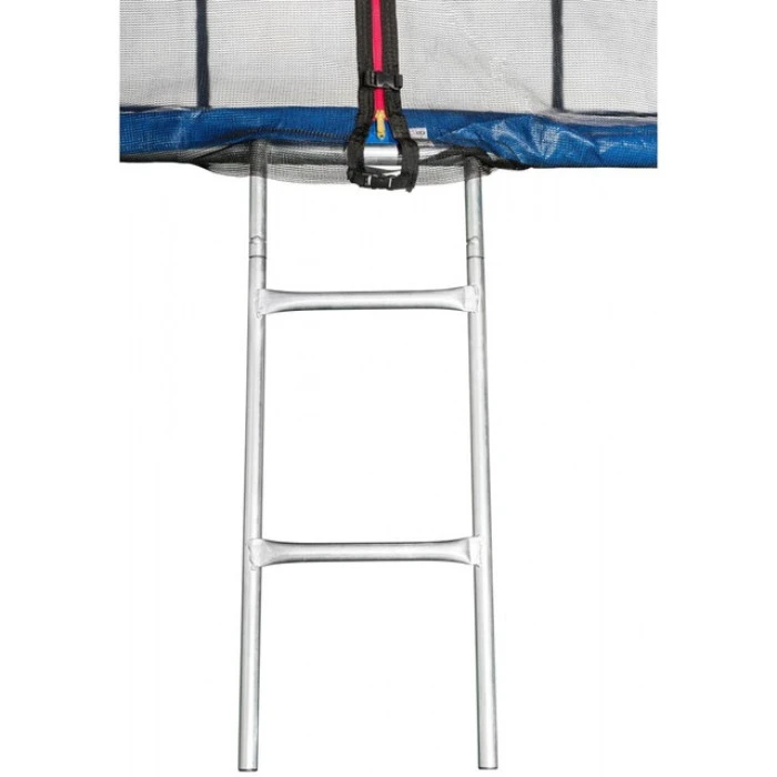 Батут детский с сеткой и стремянкой 435 см Atleto + подарок мячик