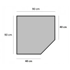 Стелаж кутовий металевий Siker CGS40