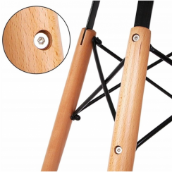 Стіл обідній круглий Bonro В-957-700 Чорний