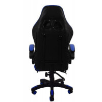 Кресло геймерское Bonro B-810 синее с подставкой для ног