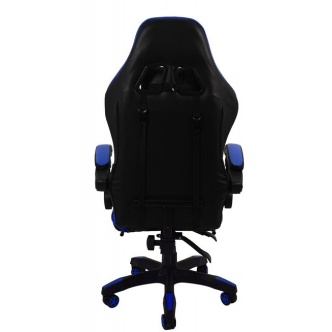 Крісло геймерське Bonro B-810 синє з підставкою для ніг