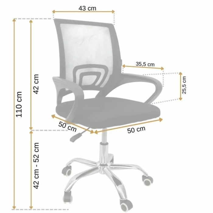 Крісло Bonro B-619 чорне