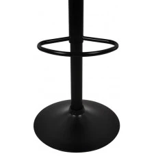 Барний стілець зі спинкою Bonro B-087 чорний (чорна основа)