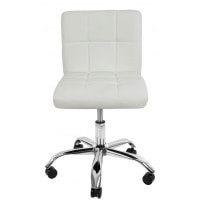 Крісло офісне на колесах Bonro B-532 біле