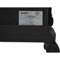 Камін піч буржуйка чугунна Bonro чорна подвійна стінка 9 кВт