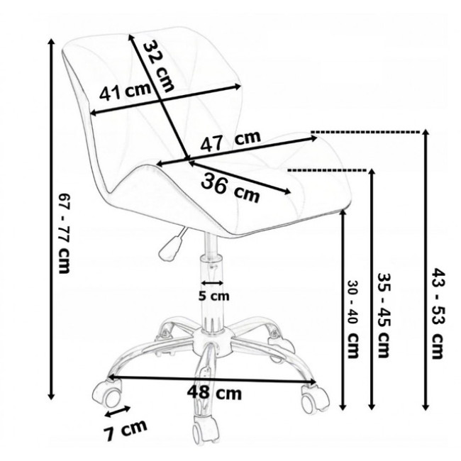 Крісло на колесах Bonro B-531 велюр світло-рожеве