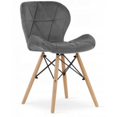 Кресло Bonro B-531 велюр серое