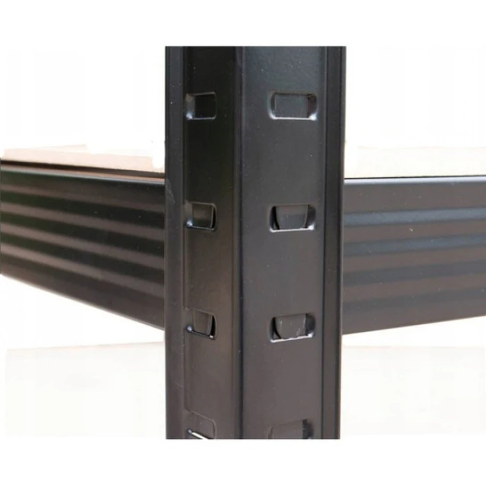 Стелаж металевий 150х70х30см Siker GoodTool P7030 чорний 5 полиць