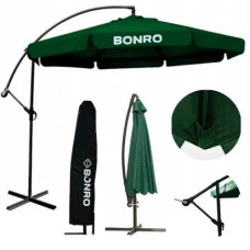 Зонтик садовый с наклоном зеленый Bonro B-7218 3м 6 спиц