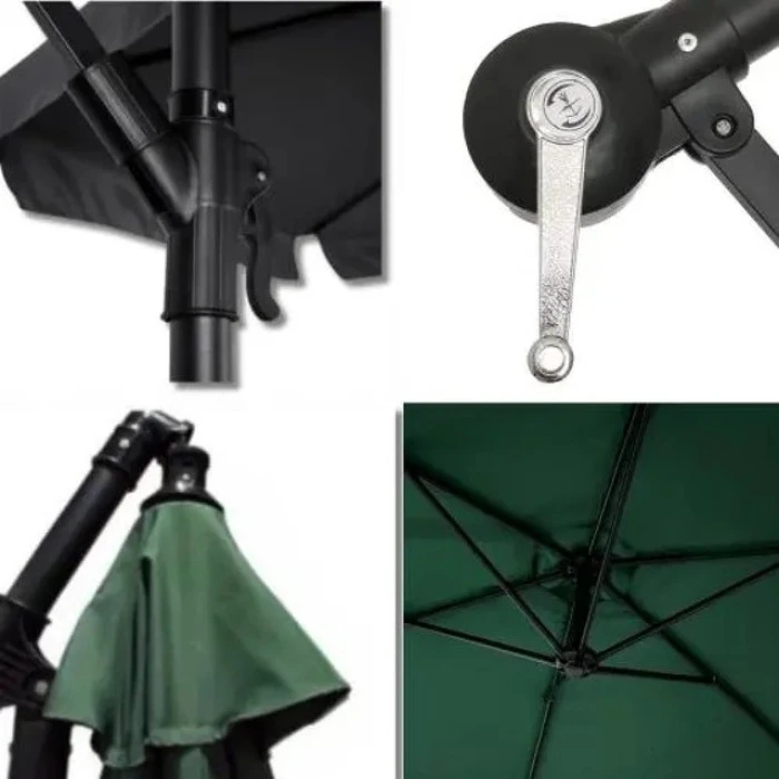 Зонтик садовый с наклоном зеленый Bonro B-7218 3м 6 спиц