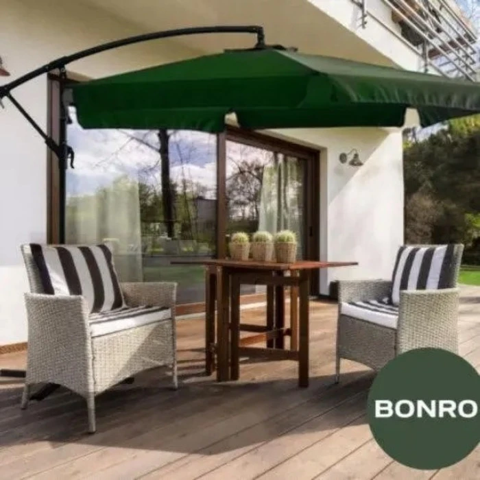 Зонтик садовый с наклоном зеленый Bonro B-7218 3м 6 спиц