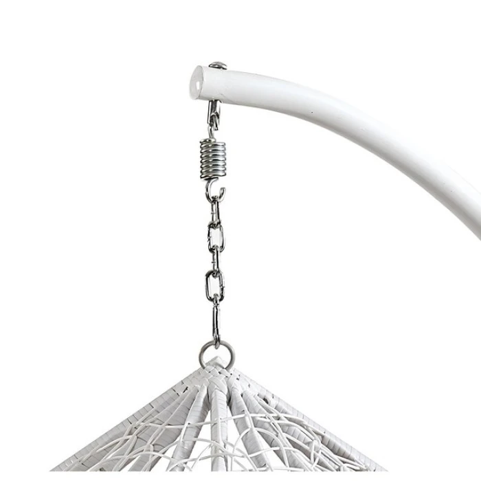 Підвісне крісло-гойдалка кокон Bonro 329 XL (біло-сіре)