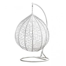 Підвісне крісло-гойдалка кокон Bonro 329 XL (біло-сіре)