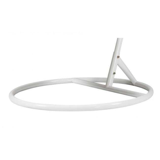 Подвесное кресло-качалка кокон Bonro 329 XL (бело-серое)