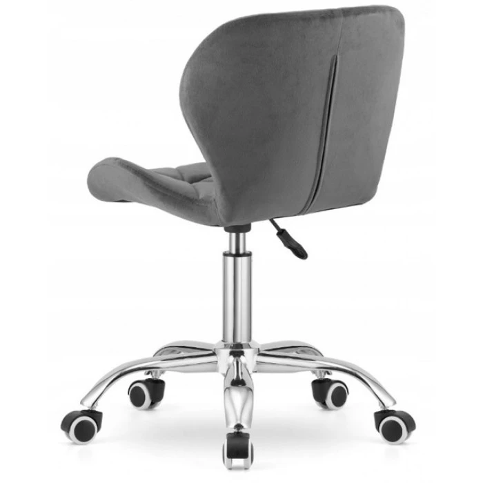 Кресло на колесах Bonro B-531 велюр серое