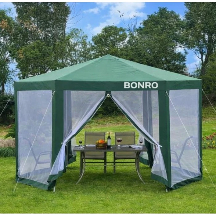 Садовий павільйон намет з москітною сіткою Bonro B-1024 зелений
