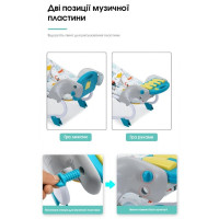 Дитячий стілець шезлонг-гойдалка для годування SPOKO SP-818